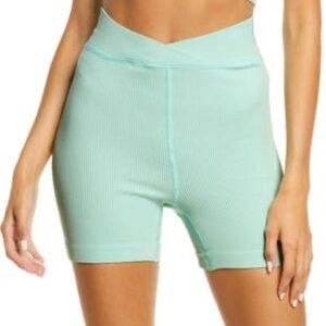 Free People Movement Free Throw Athletic Shorts in Turquoise Mint Size Small